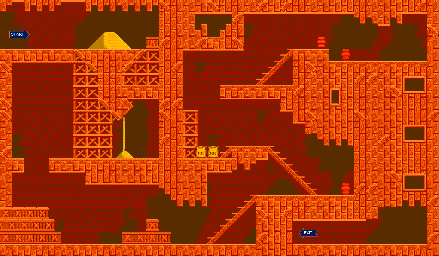 Thumbnail for a map of Pete's Hideout (Normal) Level 2 for the NES game Mickey's Adventures In Numberland.