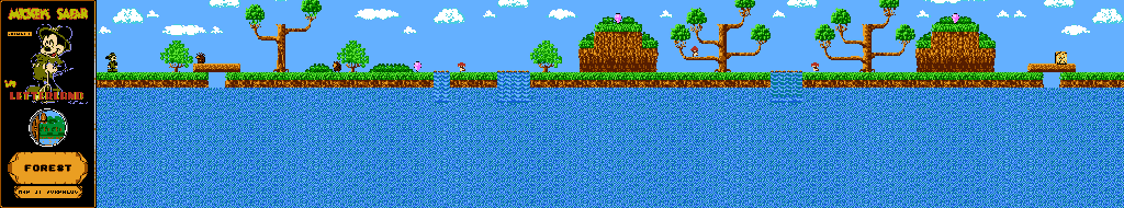 Thumbnail for a map of Forest for the NES game Mickey's Safari In Letterland.