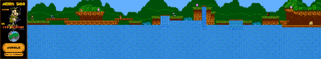Thumbnail for a map of Jungle for the NES game Mickey's Safari In Letterland.