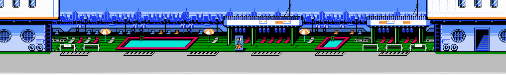Thumbnail for a map of Round 5 Area 2 for the NES game Mighty Final Fight.