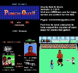 Thumbnail for a map of The Dream Fight Mike Tyson for the NES game Mike Tyson's Punch-Out!!.