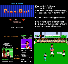 Thumbnail for a map of Major Circuit Don Flamenco for the NES game Mike Tyson's Punch-Out!!.