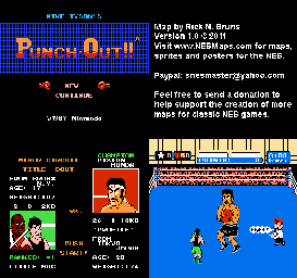 Thumbnail for a map of Minor Circuit Piston Honda for the NES game Mike Tyson's Punch-Out!!.