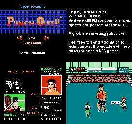 Thumbnail for a map of World Circuit Piston Honda for the NES game Mike Tyson's Punch-Out!!.
