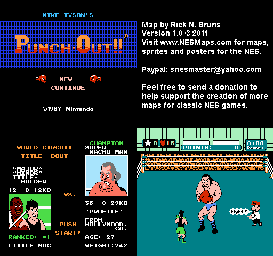 Thumbnail for a map of World Circuit Super Macho Man for the NES game Mike Tyson's Punch-Out!!.