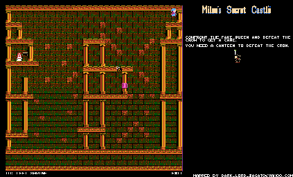 Thumbnail for a map of Right Shrine for the NES game Milon's Secret Castle.