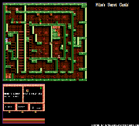 Thumbnail for a map of Room F for the NES game Milon's Secret Castle.