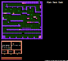Thumbnail for a map of Room J for the NES game Milon's Secret Castle.