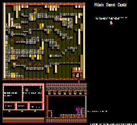 Thumbnail for a map of Room M for the NES game Milon's Secret Castle.