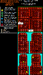 Thumbnail for a map of Arames's Tower for the NES game Minelvaton Saga.