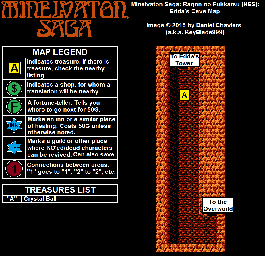 Thumbnail for a map of Edda's Cave for the NES game Minelvaton Saga.