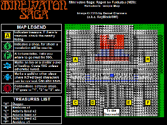 Thumbnail for a map of Ramulun's Temple for the NES game Minelvaton Saga.