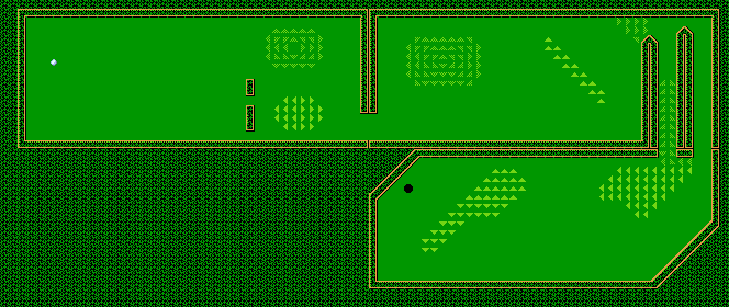 Thumbnail for a map of Challenge Hole 3 for the NES game Mini-Putt.