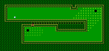Thumbnail for a map of Challenge Hole 7 for the NES game Mini-Putt.