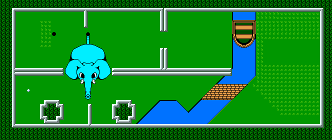 Thumbnail for a map of Classic Hole 2 for the NES game Mini-Putt.
