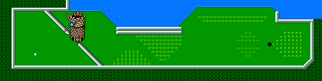 Thumbnail for a map of Classic Hole 3 for the NES game Mini-Putt.