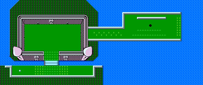 Thumbnail for a map of Classic Hole 5 for the NES game Mini-Putt.