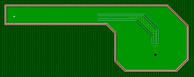 Thumbnail for a map of Deluxe Hole 2 for the NES game Mini-Putt.