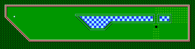 Thumbnail for a map of Deluxe Hole 4 for the NES game Mini-Putt.