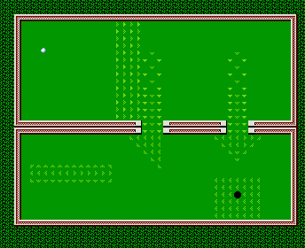 Thumbnail for a map of Deluxe Hole 5 for the NES game Mini-Putt.