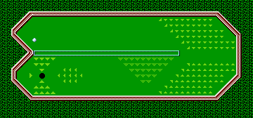 Thumbnail for a map of Deluxe Hole 7 for the NES game Mini-Putt.