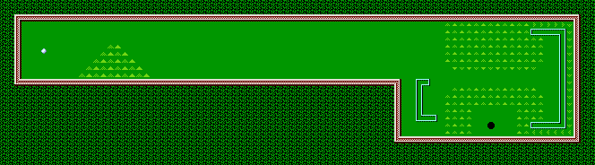 Thumbnail for a map of Deluxe Hole 9 for the NES game Mini-Putt.