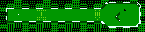 Thumbnail for a map of Traditional Hole 2 for the NES game Mini-Putt.