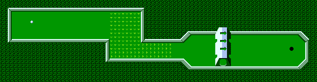 Thumbnail for a map of Traditional Hole 4 for the NES game Mini-Putt.