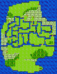 Thumbnail for a map of Bimbogami Scenario Overworld for the NES game Momotarou Densetseu Gaiden.
