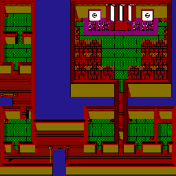 Thumbnail for a map of Bimbogami Scenario Zenni King Castle - 4F for the NES game Momotarou Densetseu Gaiden.