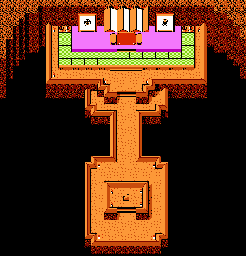 Thumbnail for a map of Urashima Scenario Tanooki King's Castle - 1F for the NES game Momotarou Densetseu Gaiden.