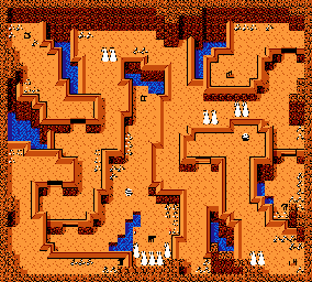 Thumbnail for a map of Urashima Scenario Tanooki King's Castle - 2F for the NES game Momotarou Densetseu Gaiden.