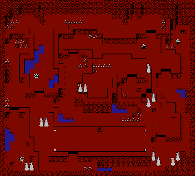 Thumbnail for a map of Urashima Scenario Tanooki King's Castle - 4F for the NES game Momotarou Densetseu Gaiden.