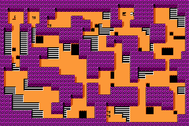 Thumbnail for a map of Yasha-hime Scenario Hell - B2 for the NES game Momotarou Densetseu Gaiden.
