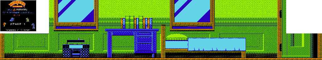 Thumbnail for a map of Stage 1 Area 1 for the NES game Monster In My Pocket.