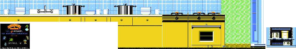 Thumbnail for a map of Stage 2 Area 2 for the NES game Monster In My Pocket.