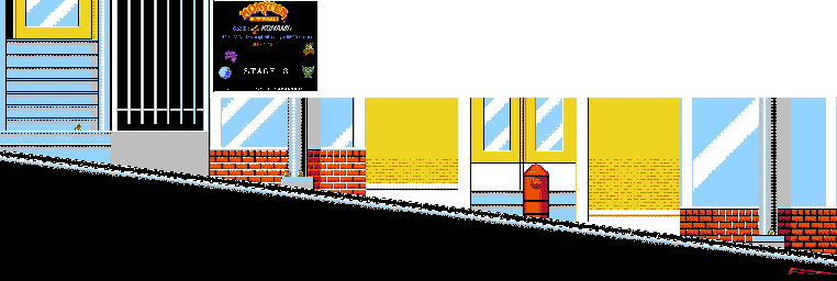 Thumbnail for a map of Stage 3 Area 1 for the NES game Monster In My Pocket.