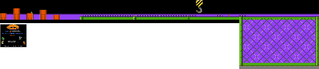 Thumbnail for a map of Stage 4 Area 1 for the NES game Monster In My Pocket.