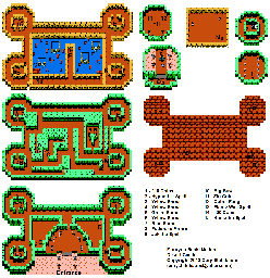 Thumbnail for a map of Desert Castle for the NES game Mouryou Senki Madara.