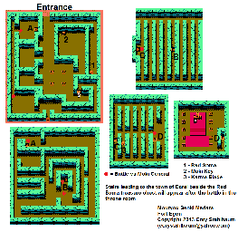 Thumbnail for a map of Fort Egon for the NES game Mouryou Senki Madara.