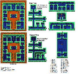 Thumbnail for a map of Miroku's Old Castle for the NES game Mouryou Senki Madara.