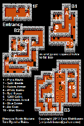 Thumbnail for a map of Toro Ryanha Ruins for the NES game Mouryou Senki Madara.