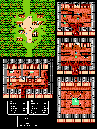 Thumbnail for a map of Atago for the NES game Musashi no Bouken.