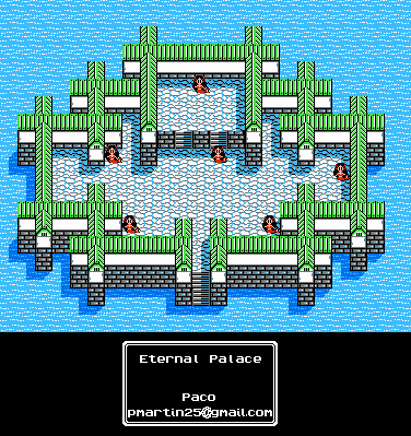 Thumbnail for a map of Eternal Palace for the NES game Musashi no Bouken.