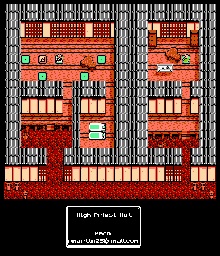 Thumbnail for a map of High Priests Hut for the NES game Musashi no Bouken.