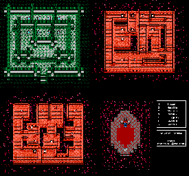 Thumbnail for a map of Kojiros Castle for the NES game Musashi no Bouken.
