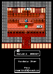 Thumbnail for a map of Mandala Shop for the NES game Musashi no Bouken.
