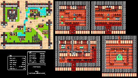 Thumbnail for a map of Matsuba for the NES game Musashi no Bouken.