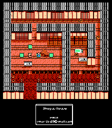 Thumbnail for a map of Shoyas House for the NES game Musashi no Bouken.