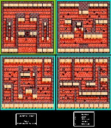 Thumbnail for a map of Suigetsu Tower for the NES game Musashi no Bouken.